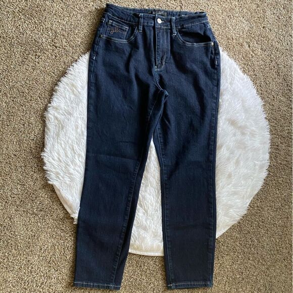 Judy Blue Mom Jeans Blue Stretchy Womens Size 7 28 - Picture 1 of 9